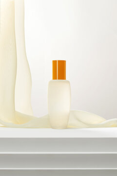 Skincare whitening cosmetic bottle