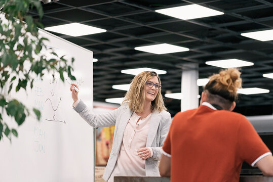 Portrait of Leader Business Woman at Office