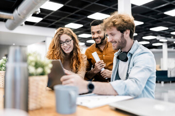 Portrait of Coworkers in Modern Office