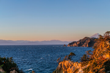 西伊豆黄金崎の馬ロック