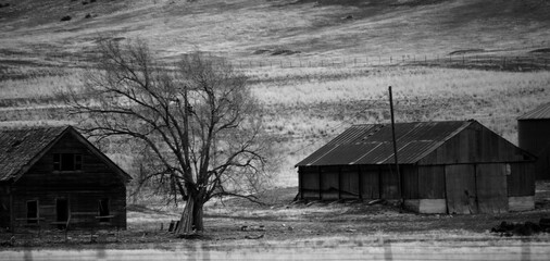 old farm house in the countryside