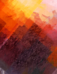 Modern art. Colorful contemporary artwork. Color strokes of paint. Brushstrokes on abstract background. Brush painting.