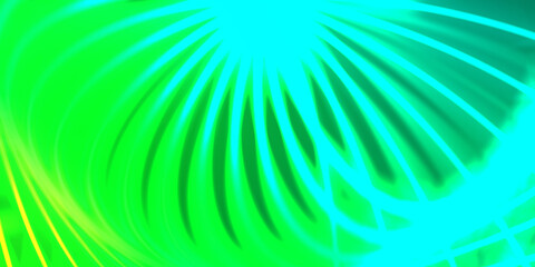Neon colorful abstract design of light waves. Digital background with neon light glowing effect. Bright rays wallpaper.