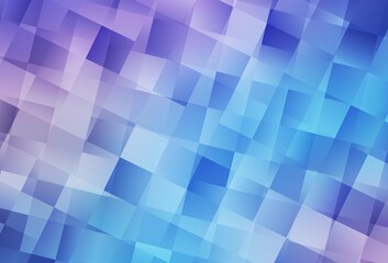 Light Pink, Blue vector background in polygonal style.