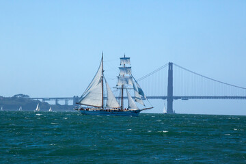 Sailboat on San Francisco Bay