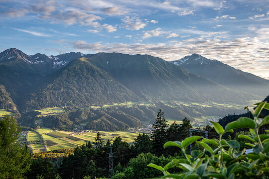 European Alps in summer