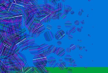 Light Multicolor vector layout with circle shapes.