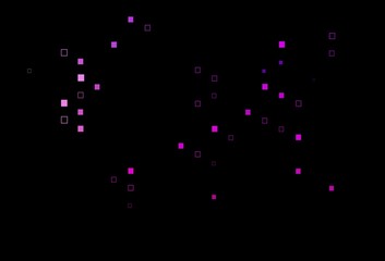 Fototapeta na wymiar Dark Purple vector background with rectangles.