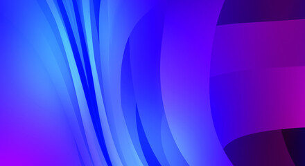 Abstract background with colorful gradient. Vibrant graphic wallpaper with stripes design. Fluid 2D illustration of modern movement.