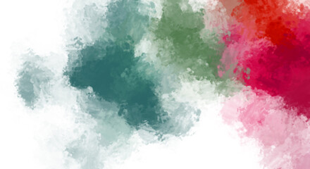 Naklejka premium Brushed Painted Abstract Background. Brush stroked painting. Artistic vibrant and colorful wallpaper.