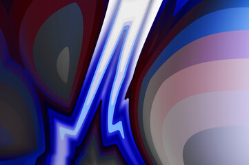 Abstract background with fluid colorful gradient. 2D illustration of modern urban graphic. Graffiti design inspired wallpaper.