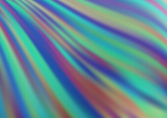 Light BLUE vector background with abstract lines.