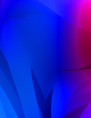 Abstract background with colorful gradient. Vibrant graphic wallpaper with stripes design. Fluid 2D illustration of modern movement.