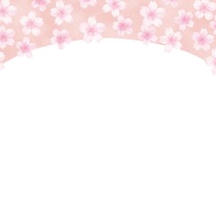 桜のアーチフレーム