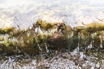 stream in the mountains