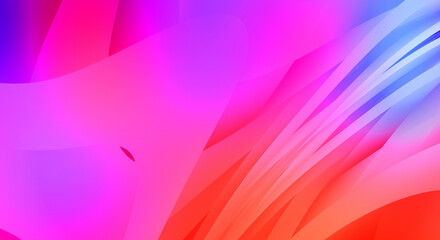 Abstract background with colorful gradient. Vibrant graphic wallpaper with stripes design. Fluid 2D illustration of modern movement.