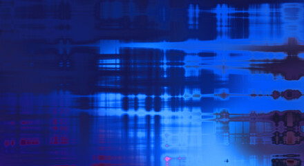 Obraz premium Abstract background. Geometrical elements on aged grunge texture. Graphic illustration with different color patterns.