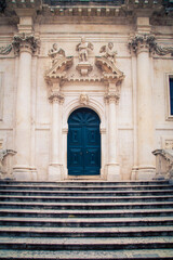 Obraz premium door on a Church in Dubrovnik