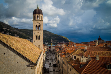 Obraz premium bell tower in Dubrovnik Croatia 