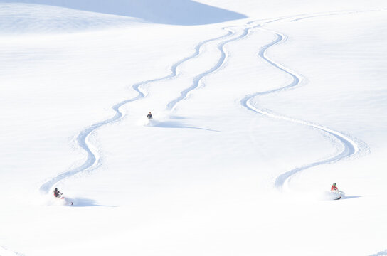 Snowmobile in Alaska