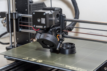 Printing Technology With 3D Printer For Shaping And Designing