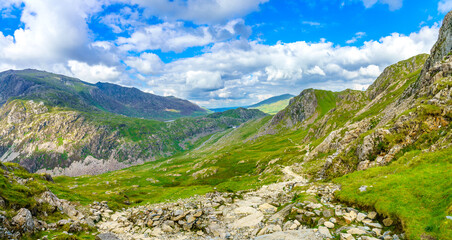 Snowdon National park in North Wales. UK