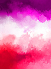 2D illustration of colorful brush strokes. Decorative texture painting. Vibrant paint pattern backdrop.