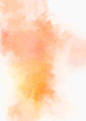 Watercolor painted background. Abstract Illustration wallpaper. Brush stroked painting. 2D Illustration.