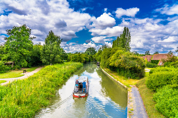 Grand Union canal in Milton Keynes. England