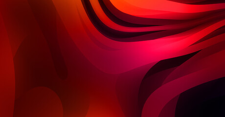 Obraz premium Abstract background with colorful gradient. Vibrant graphic wallpaper with stripes design. Fluid 2D illustration of modern movement.