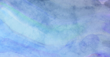 Watercolor abstract painting with pastel colors. Soft color painted illustration of calming composition for poster, wall art, banner, card, book cover or packaging. Modern brush strokes painting.