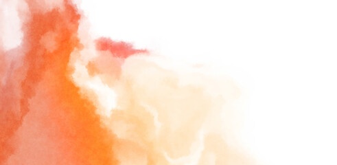 Fototapeta premium Abstract colorful watercolor on white background. Digital art painting.