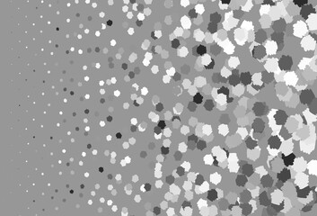 Light Gray vector texture with abstract forms.