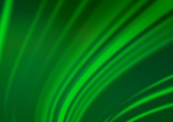 Light Green vector blurred shine abstract pattern.