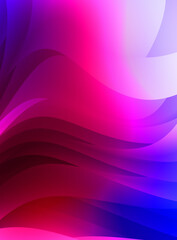 Abstract background with colorful gradient. Vibrant graphic wallpaper with stripes design. Fluid 2D illustration of modern movement.