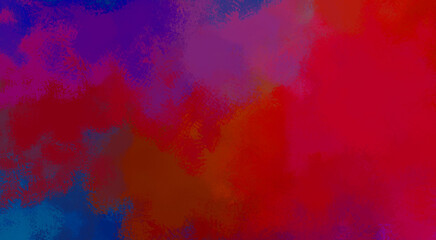 Fototapeta premium Brushed Painted Abstract Background. Brush stroked painting. Artistic vibrant and colorful wallpaper.