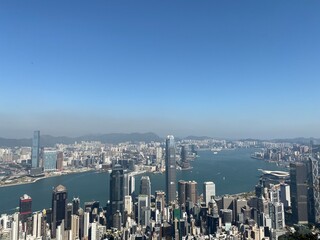 city skyline, Hong Kong
