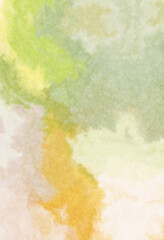 Watercolor painted background. Abstract Illustration wallpaper. Brush stroked painting. 2D Illustration.
