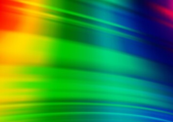 Obraz premium Light Multicolor, Rainbow vector blurred bright background.