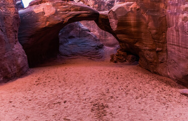 Sand Dune Arch, Arches National Park, Utah, USA