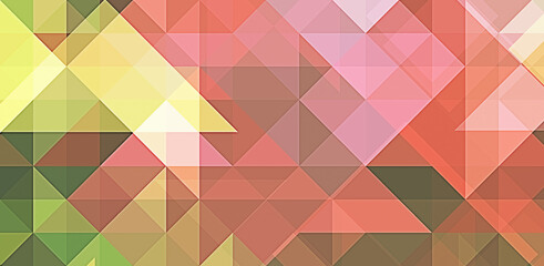 Fototapeta premium Overlapping design with triangles background. Abstract geometric wallpaper. Geometrical colorful triangular shapes.