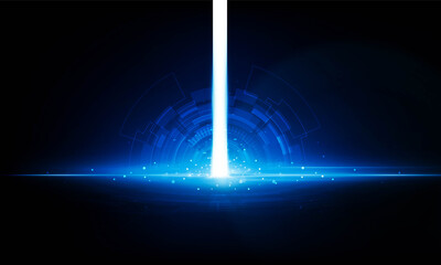 Abstract Key Door open Light technology background Hitech communication concept innovation background vector design.