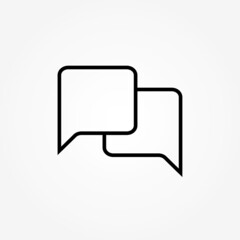 Fototapeta premium message icon vector illustration