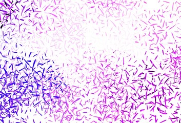 Fototapeta na wymiar Light Purple, Pink vector background with straight lines.