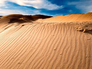 Patterns In A Sand Dune, Tarifa, Andalusia, Spain