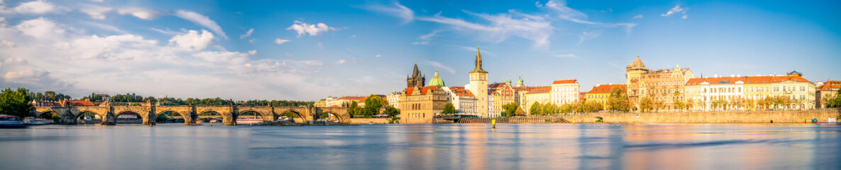 Fototapeta premium Panorama of Prague in Czech Republic