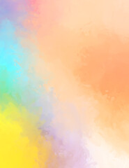 Brushed Painted Abstract Background. Brush stroked painting. Artistic vibrant and colorful wallpaper.