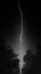 lightning in the night