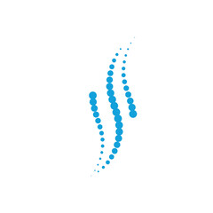 halftone circle dots vector illustration design