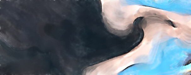 Modern art. Colorful contemporary artwork. Color strokes of paint. Brushstrokes on abstract background. Brush painting.